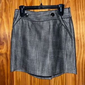 Woven style mini skirt